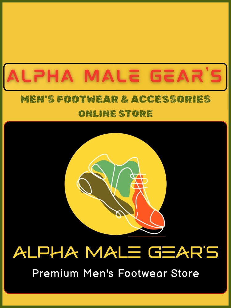 Alpha Male GEAR’s: Trendy men’s shoes and accessories, showcasing style and quality.