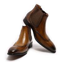 Men's dress Chelsea boots - 2251832877236843-Brown-US 7-Alpha Male GEAR'S
