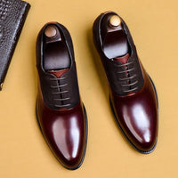 Men's dress shoes oxford - 3256804618105674-Black-6-Alpha Male GEAR'S