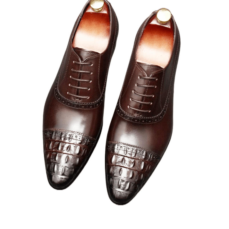 Men's oxford brogue shoes