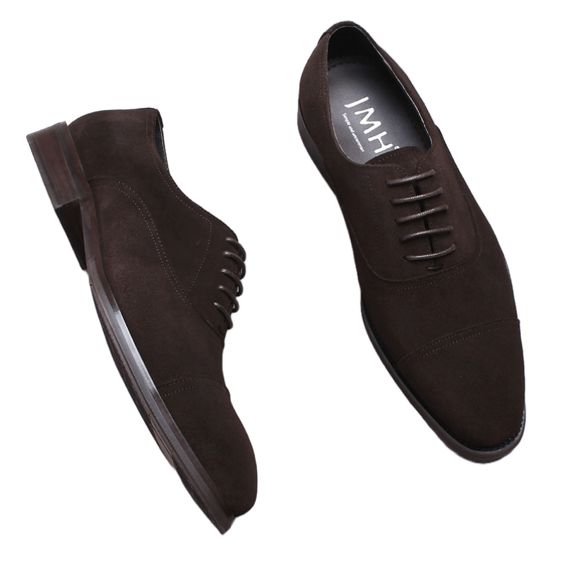 Men's oxford shoes black-brown