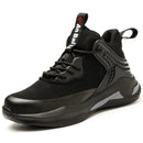 Black ‘Work shoes sneakers’ with modern design, durable sole, and comfortable fit for all-day wear